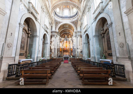 Bom Jesus do Monte inrerior, Braga in Portugal Stockfoto
