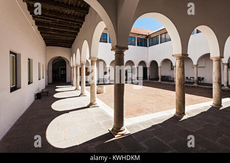 Die Universität von Evora, die zweitälteste in Portugal, wurde im 16. Jahrhundert von Kardinal Infante Dom Henrique gegründet wurde sie an die Socie geliefert Stockfoto