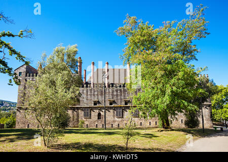 Palast der Duques von Braganza, einem mittelalterlichen Palast und Museum in Guimaraes, Portugal Stockfoto