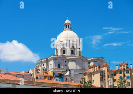 Die nationalen Pantheon (Die Kirche Santa Engracia) ist ein aus dem 17. Jahrhundert Denkmal von Lissabon, Portugal Stockfoto
