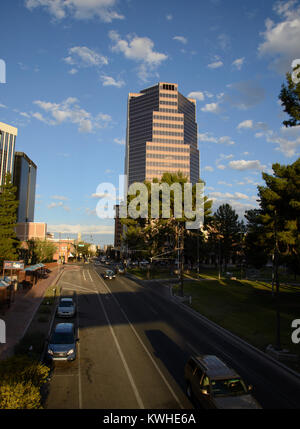 Die Congress Street, Downtown Tucson, Arizona, USA. Stockfoto