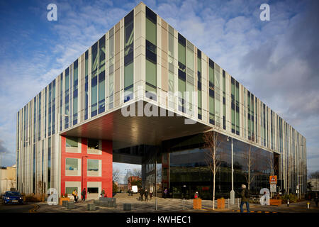 Salford Universität modernes neues zeitgenössisches Glas neue Adelphi Theatre durch Stride Treglown Architekten Stockfoto