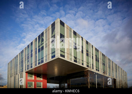 Salford Universität modernes neues zeitgenössisches Glas neue Adelphi Theatre durch Stride Treglown Architekten Stockfoto