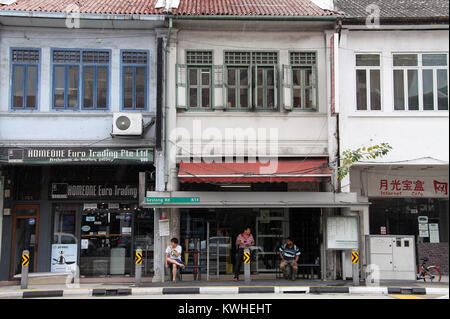 Geylang Road in Singapur Stockfoto