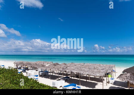 Karibik Strand Landschaft auf der Cayo Santa Maria Kuba Stockfoto
