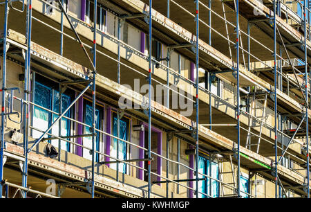 Öffentlich geförderten Wohnungsbau in Hamburg, Deutschland, Ã-ffentlich gefoerderter Wohnungsbau in Hamburg, Deutschland Stockfoto