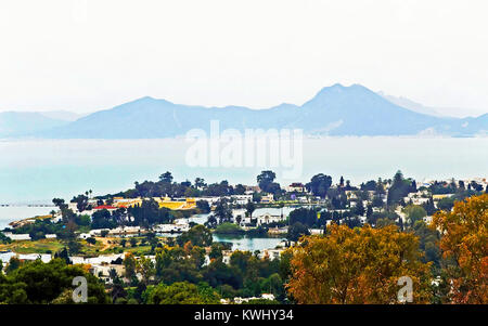 Alten Hafen in Karthago, Tunesien Stockfoto