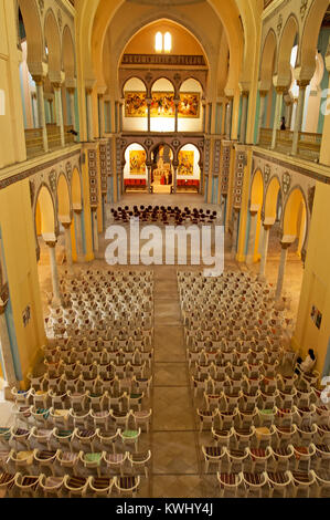 Karthago, Tunesien - 29. APRIL 2008: In St. Louis Kathedrale (Karthago), Tunesien Stockfoto