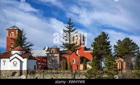 Serbisch-orthodoxe Kloster Zica, Kraljevo Stockfoto