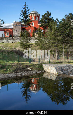 Serbisch-orthodoxe Kloster Zica, Kraljevo Stockfoto