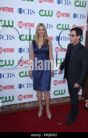 BEVERLY HILLS, Ca - AUGUST 03: Lisa Kudrow in der TCA Partei für CBS, die CW und Showtime auf der Pagode am 3. August statt, 2011 in Beverly Hills, Kalifornien: Lisa Kudrow Stockfoto