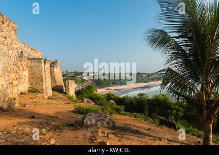 Fort Good Hope, UNESCO-Weltkulturerbe, Senya Beraku, Gold Coast, Central Region, Ghana, Afrika Stockfoto