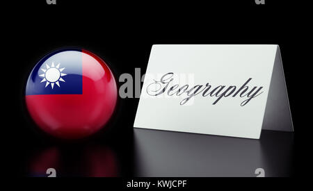 Taiwan High Resolution Geographie Konzept Stockfoto