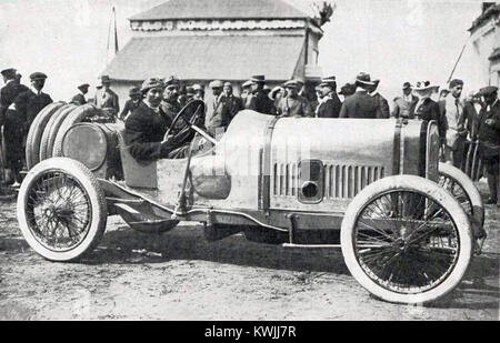Jules Goux à Indianapolis 500 en 1913 Stockfoto
