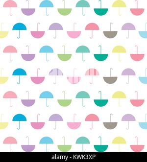 Muster der Pastell Farbe Flachbild schirme auf weißem Hintergrund, Vector Illustration Stock Vektor