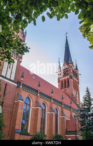 Die Kirche, Olsztyn, Ermland und Masuren, Polen Kreuzmaß Stockfotos und bilder Kaufen Alamy