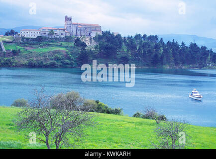 San Vicente De La Barquera, Kantabrien, Spanien. Stockfoto