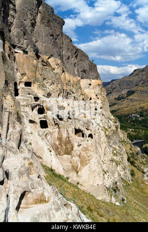 Vardzia. Höhle Klosteranlage im Süden von Georgia. Stockfoto