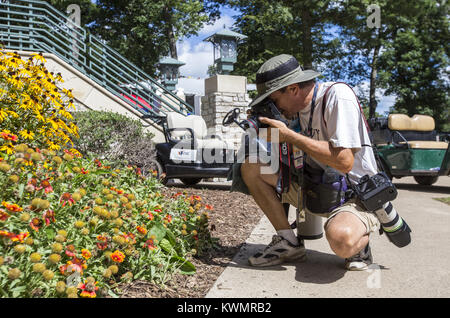 Davenport, Iowa, USA. 13 Aug, 2016. Professioneller Golfspieler. In Runde drei der John Deere Classic in Silvis am Samstag, 13. August 2016. Credit: Andy Abeyta/Viererkabel - Zeiten/ZUMA Draht/Alamy leben Nachrichten Stockfoto