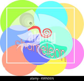 Chameleon logo Stock Vektor