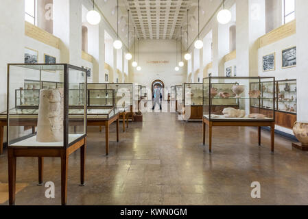 Israel, Jerusalem, vom 28. Dezember 2017: Rockefeller Museum, früher die Palästina archäologische Museum in Ostjerusalem Stockfoto