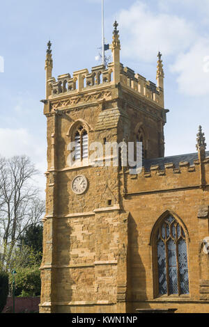 St. Peter's Kirche, Kineton, Warwickshire, England, Großbritannien Stockfoto