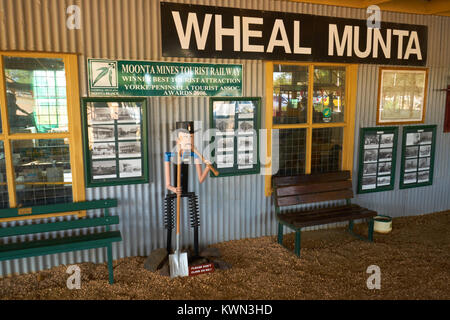 Moonta Mines Railway, South Australia, Australien Stockfoto