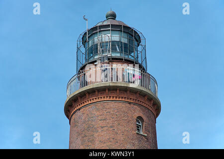 Leuchtturm am 'Darsser Ort', Prerow, Fishland, Mecklenburg-Vorpommern, Ostsee, Deutschland, Europa Stockfoto