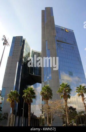 Gas Natural Fenosa Gebäude Barcelona Spanien Stockfoto