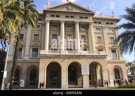 Regierung Militar Militärregierung Gebäude Barcelona Spanien Stockfoto