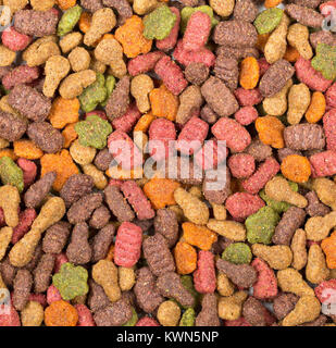 Trockennahrung Top View frame Füllung Stockfoto