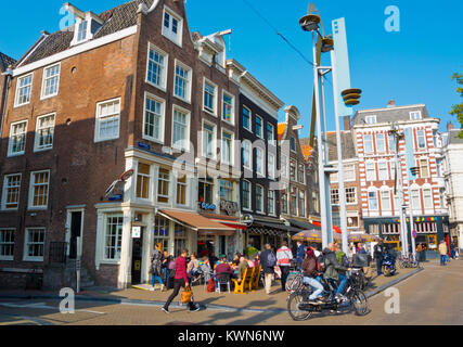 Nieuwmarkt, Altstadt, Amsterdam, Niederlande Stockfoto