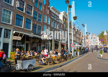 Nieuwmarkt, Altstadt, Amsterdam, Niederlande Stockfoto