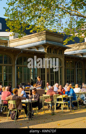 Cafe Restaurant De Plantage, Artisplein, Artis, Zoologischer Garten, Amsterdam, Niederlande Stockfoto