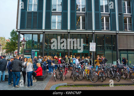 Het Anne Frank Huis, das Anne Frank Haus, Memorial House Museum, Amsterdam, Niederlande Stockfoto