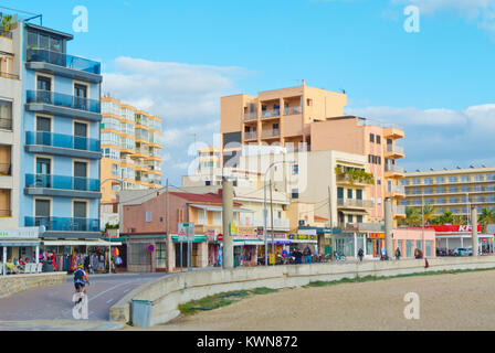 Avinguda de Bartomeu Riutort, Platja de Palma, Can Pastilla, Palma, Mallorca, Balearen, Spanien Stockfoto