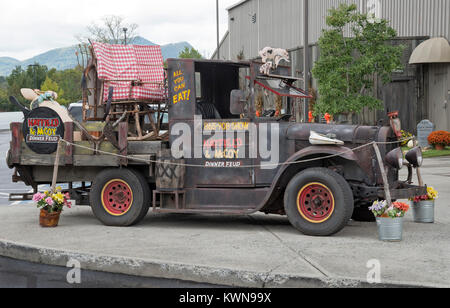 Pigeon Forge, Tennessee. Hatfields und McCoys Abendessen Fehde. Stockfoto