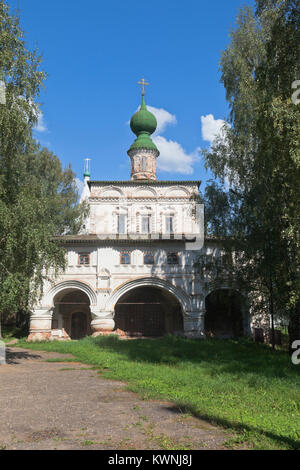 Kirche von der Ikone der Gottesmutter von Wladimir in der Michael-Archangel Kloster in Weliki Ustjug, Wologda Gebiet, Russland Stockfoto