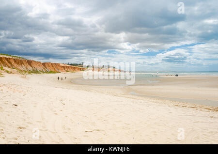 Felsen am Canoa Quebrada Beach an der Ceara in Brasilien Stockfoto