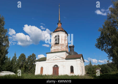 Kirche der Wunder des Erzengels Michael auf dem Gorodische in Weliki Ustjug, Wologda Gebiet, Russland Stockfoto