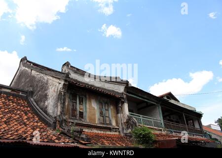 Altes Haus um die Chinesische "Benteng' Gemeinschaft in Indonesien, die mit Einheimischen aufnehmen können, während ihre Tradition aufrecht zu erhalten. Ein weiteres Beispiel für