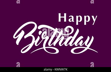 Alles Gute zum Geburtstag text Stock Vektor