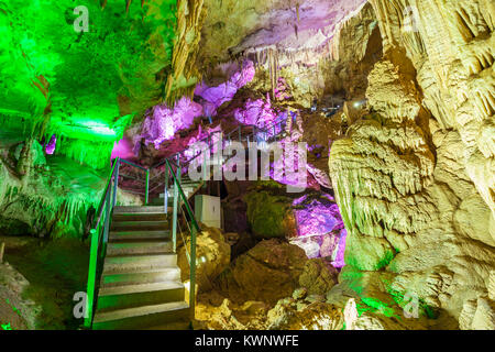 Prometheus Kumistavi Höhle in der Nähe von Kutaissi, Imereti Region Georgiens Stockfoto