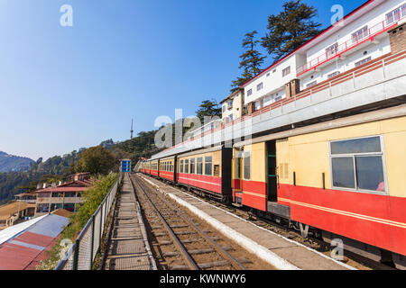 Shimla Bahnhof in Shimla, Himachal Pradesh, Indien Stockfoto