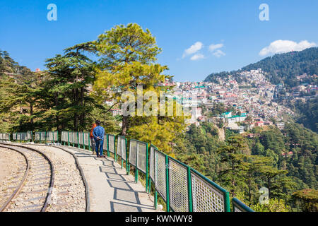 In der Nähe des Bahnhof in Shimla Shimla, Himachal Pradesh, Indien Stockfoto