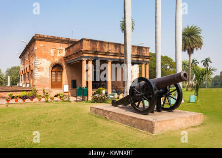 Museum am britischen Residency Komplex in Lucknow, Indien Stockfoto