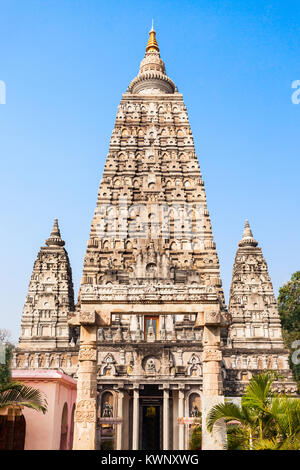 Bodh Gaya ist eine religiöse Stätte und Wallfahrtsort mit dem Mahabodhi Tempel Komplex in Gaya Bezirk im Bundesstaat Bihar, Indien verbunden ist Stockfoto