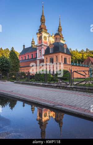 Basilika der Heimsuchung der allerseligsten Jungfrau Maria in Swieta Lipka (Heilige Lipka) Dorf in Ketrzyn County, Woiwodschaft Ermland-Masuren, Polen Stockfoto