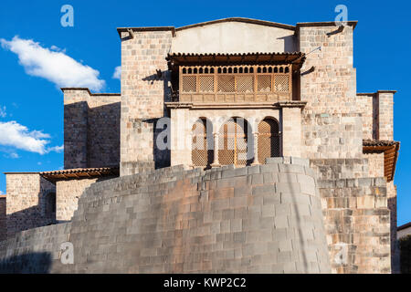 Qurikancha Tempel auch als Kirche von Santo Domingo in Cusco, Peru bekannt Stockfoto