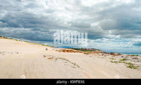 Felsen am Canoa Quebrada Beach an der Ceara in Brasilien Stockfoto